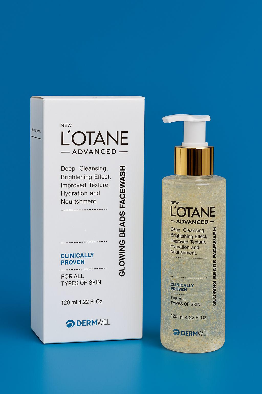NEW LOTANE GLOWING BEADS FACEWASH